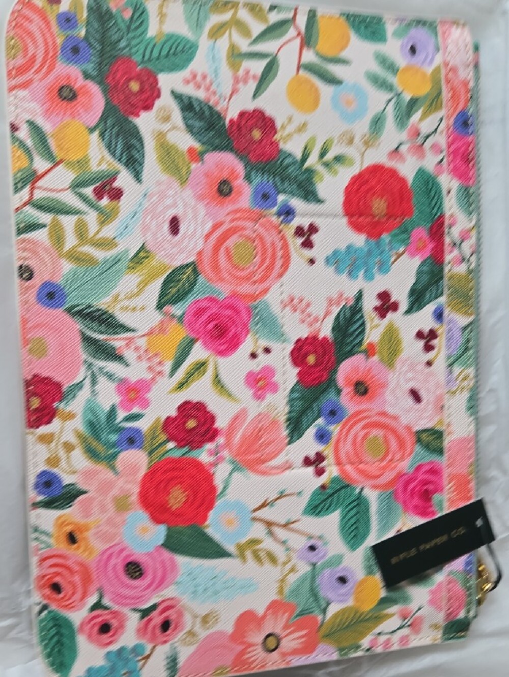 Rifle Paper Co. Pink Floral & Black Floral Zip Pouch Set - Picture 3 of 11